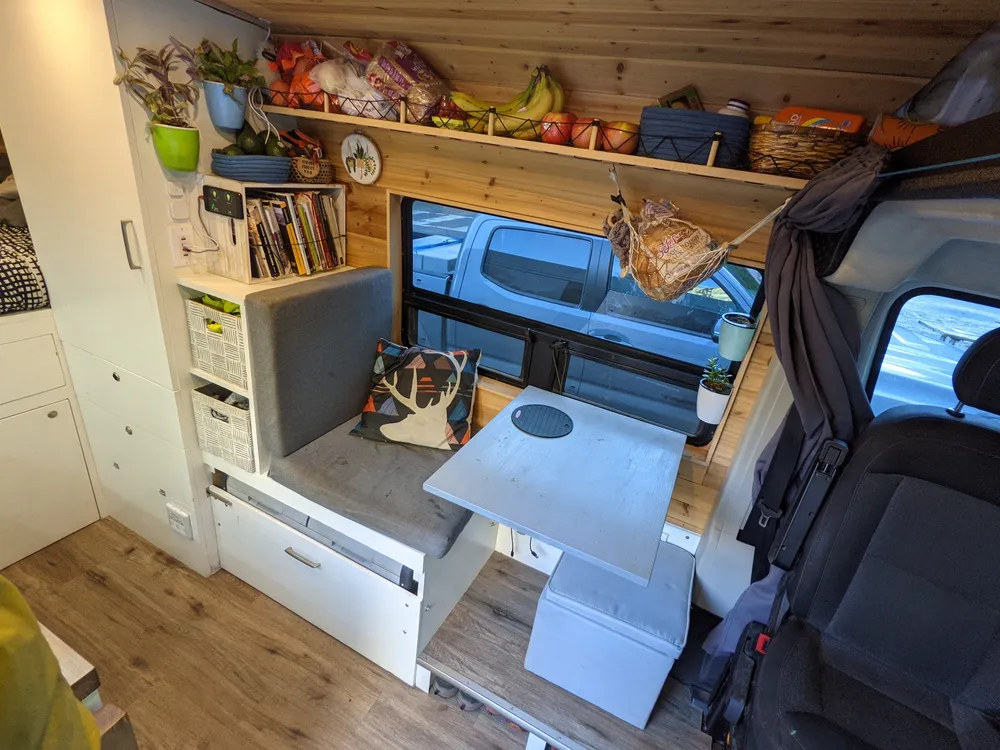 RAM Promaster campervan on the road