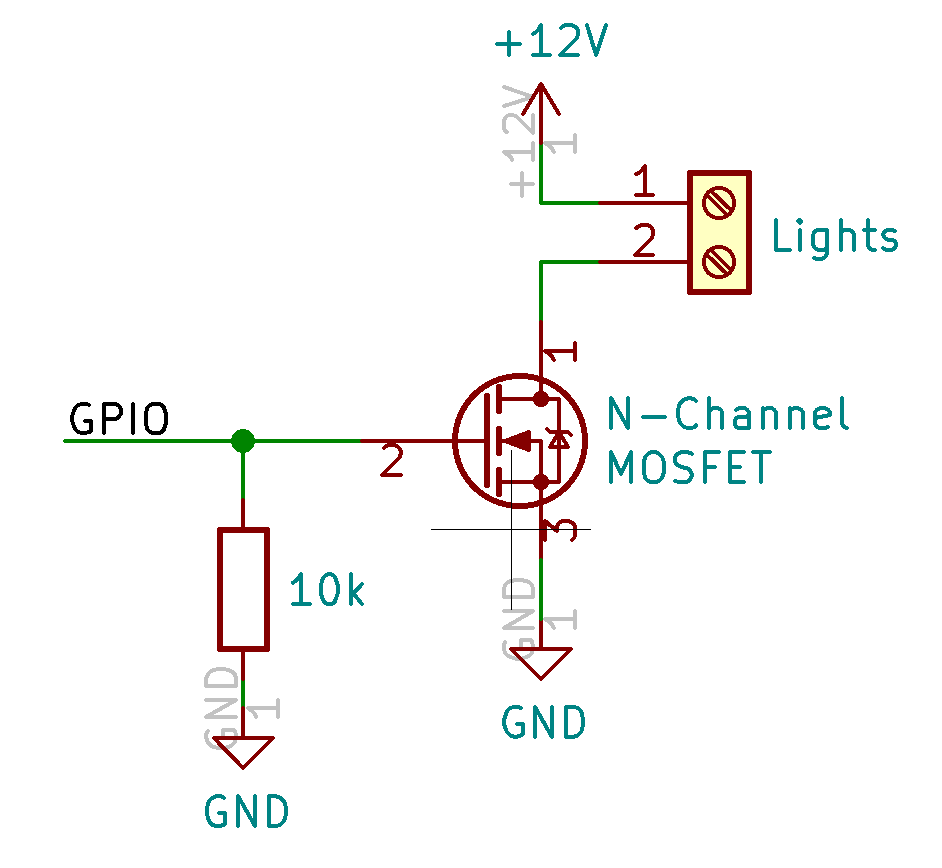 MOSFET switching circuit diagram