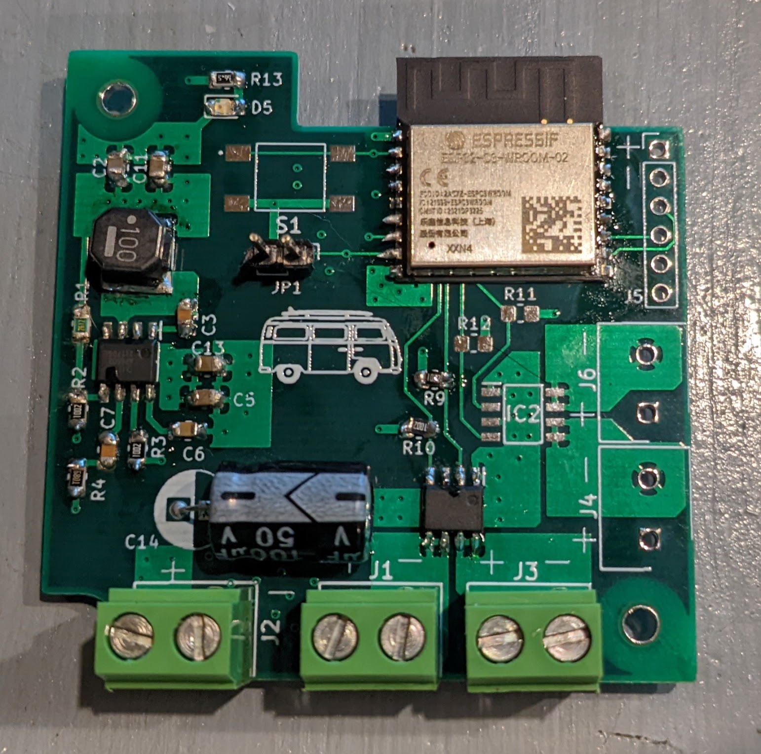 Custom ESP32 PCB for light control