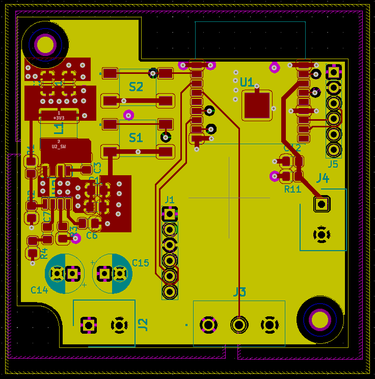 ESP8266 water sensor PCB schematic